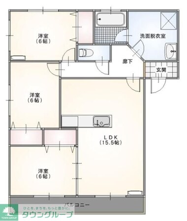 ラ・ファミリアの物件間取画像